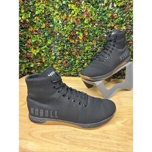 NOBULL Outwork High-Top Mens US 9 Women's US 10.5 Trainers Gym Shoes Black WORN